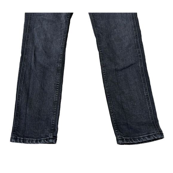 BRANDY MELVILLE Uma Slim Fit Cross Strap Overalls Washed Denim Black Size M - Picture 4 of 8